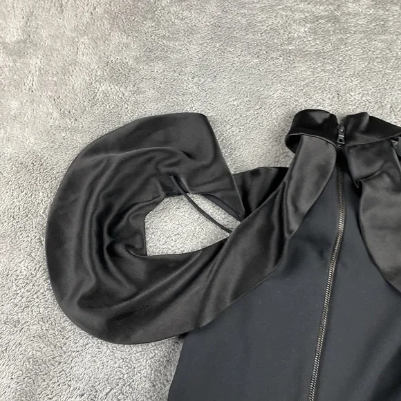 Alice + Olivia Flare Dress Womens 2 Black - Picture 15 of 16